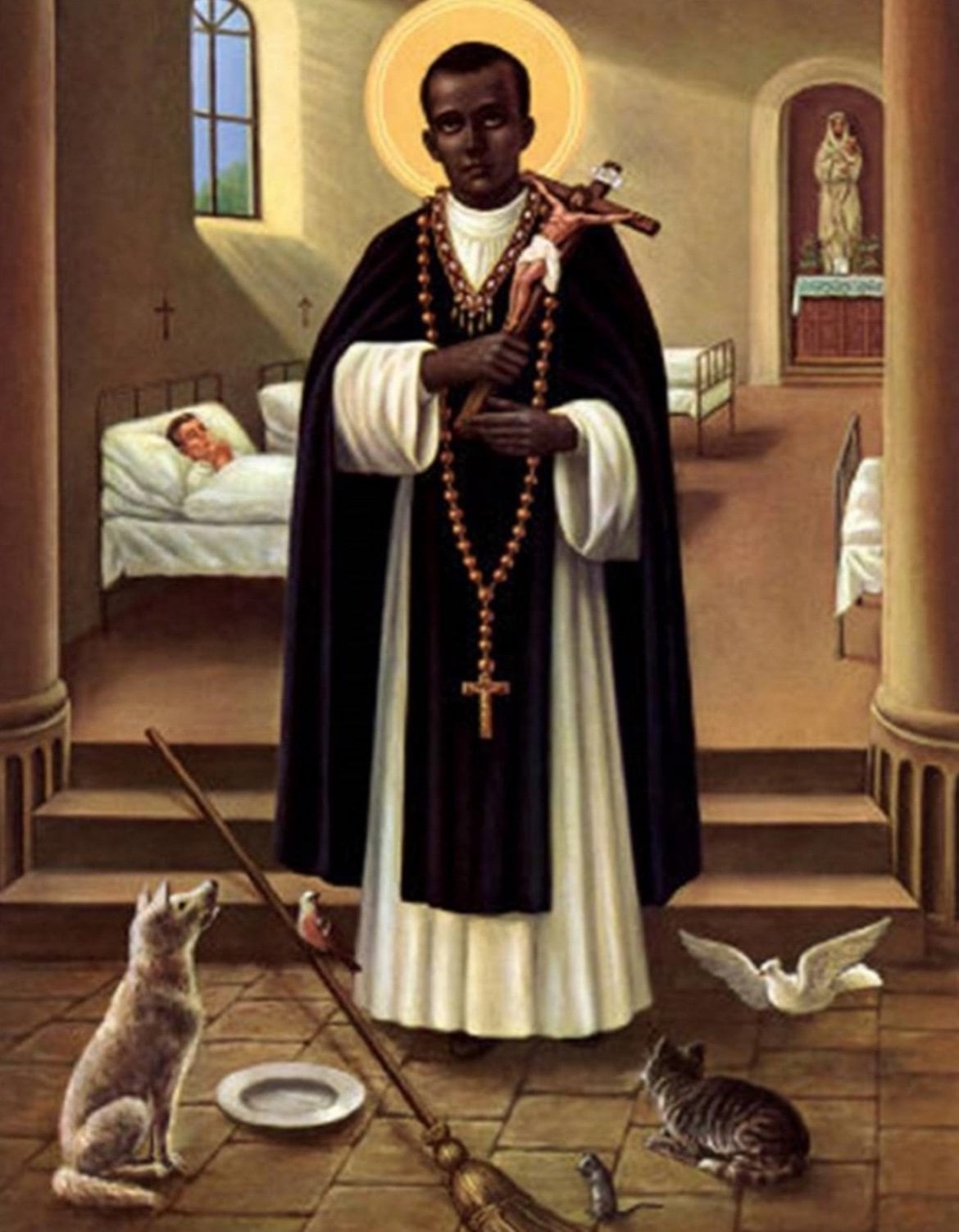 San Martín de Porres es recordado como el “santo de la escoba”, símbolo de humildad y servicio.