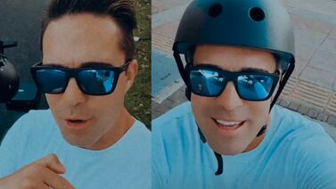 Ítalo Marenco estrena scooter y el Cosevi le dice: “No cometa el pecado mortal de entrar a circunvalación”