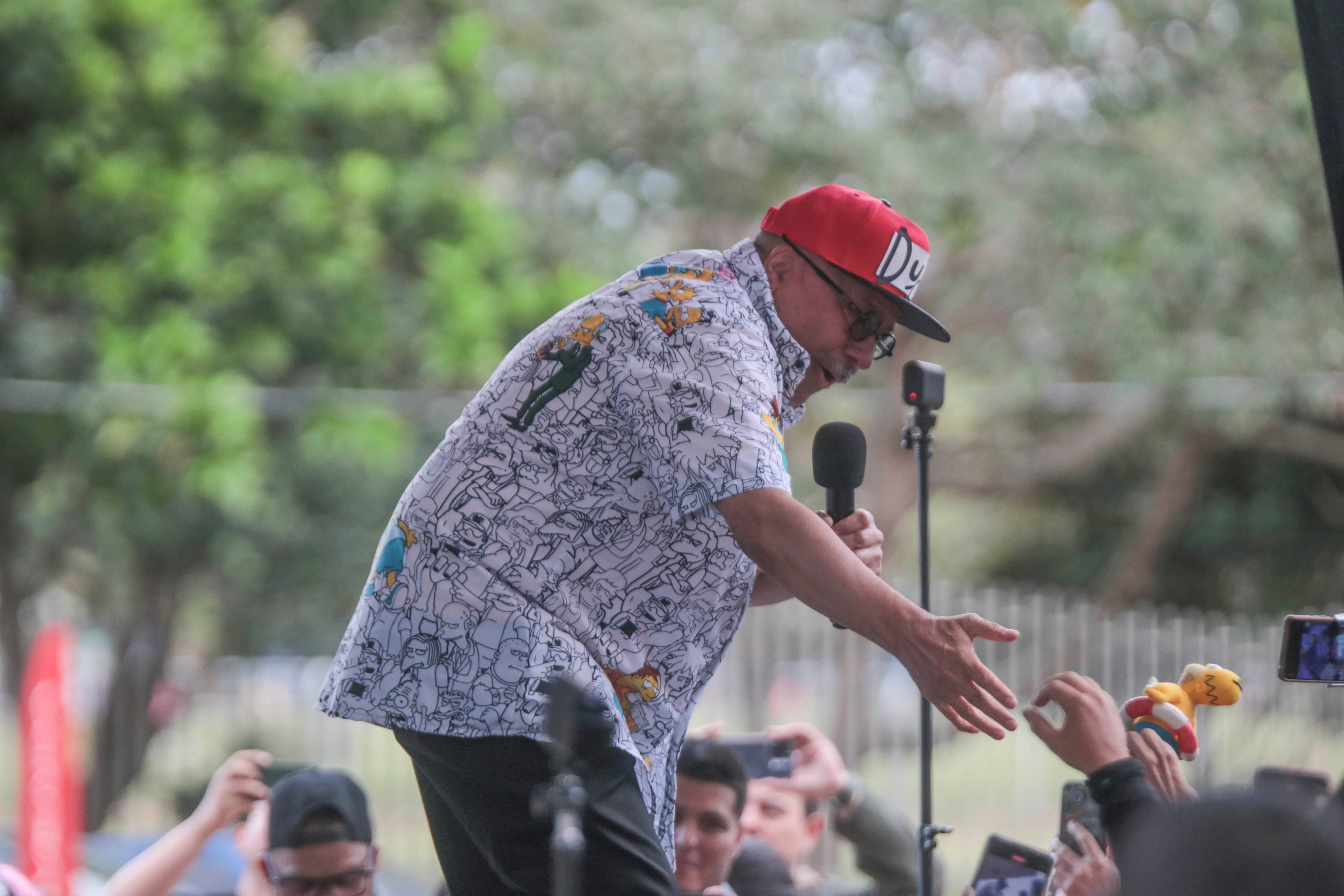 22-02-2025 Estadio Nacional, Festival Matsuri 2025.m, que celebra la cultura pop japonesa en Costa Rica.
En la foto:L Humberto Vélez artista de doblaje
Fotografía: Jonathan Jiménez Flores para Grupo Nación