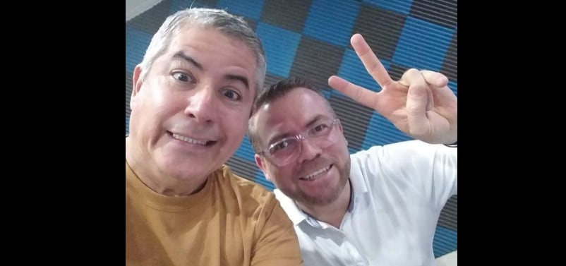 Miller Chavarría y Padre Mix