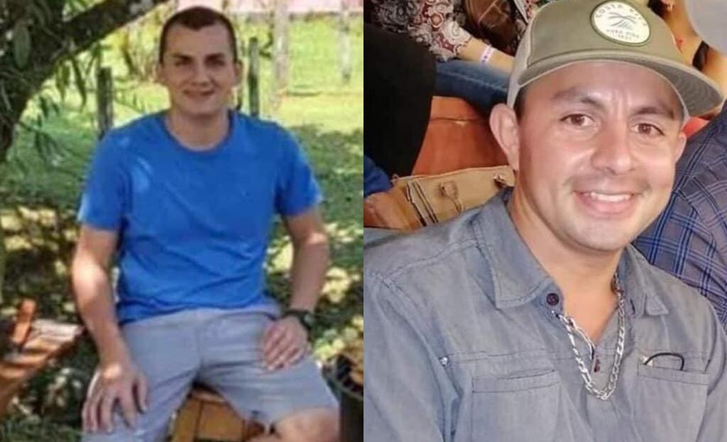 José Mario Barrantes Gómez, 31 años y Andrés Gómez Roman, 35 años.