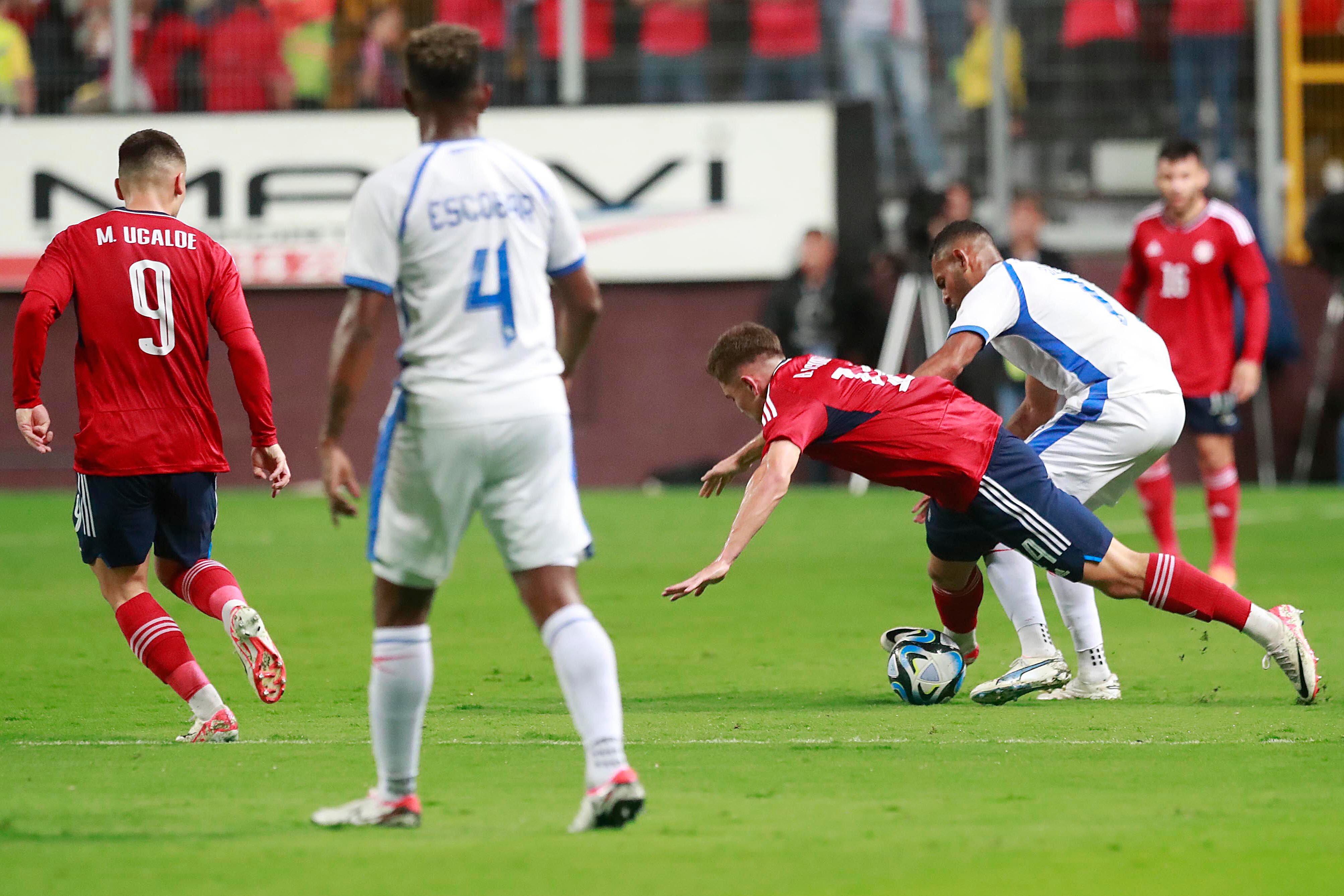 16/11/2023 Estadio Ricardo Saprissa, Tibás. La Selección Nacional de Costa Rica recibió a la Selección de Panamá, en partido de ida por los Cuartos de Final de la Liga de Naciones de Concacaf.