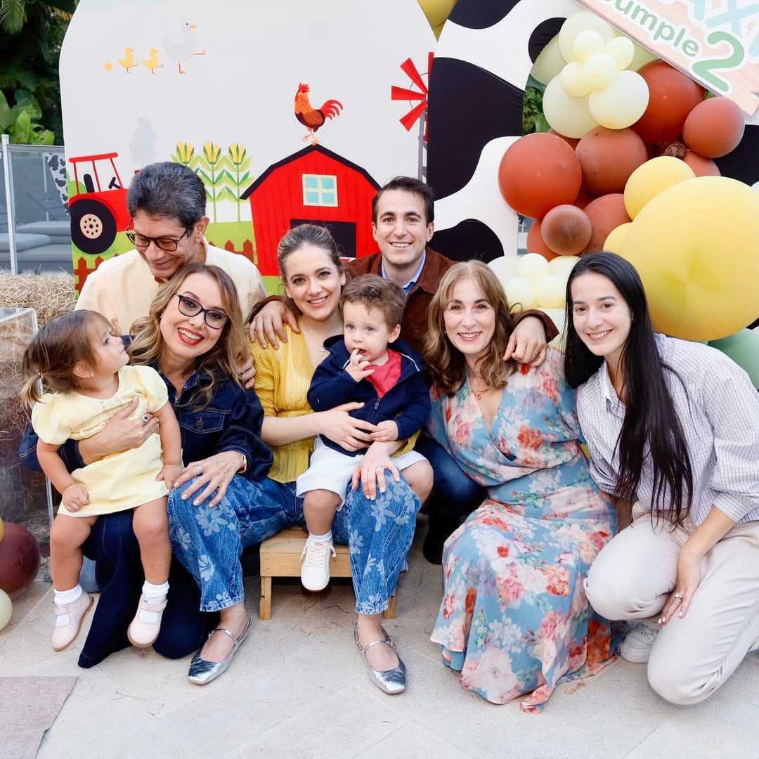 María Jesús Padra y su mamá Paula Picado y demás familia celebraron el cumpleaños número 2 de Maximiliano.