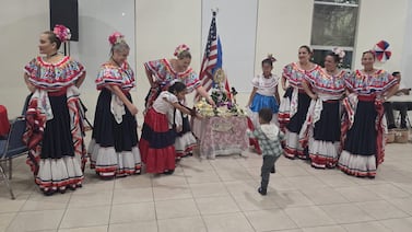 Los costarricenses en Miami también celebraron a La Negrita con misa, comidas y bailes típicos