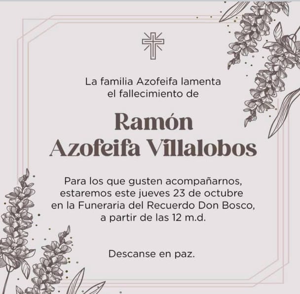 Ramón Luis Azofeifa fue asesinado a balazos en la Ruta 32