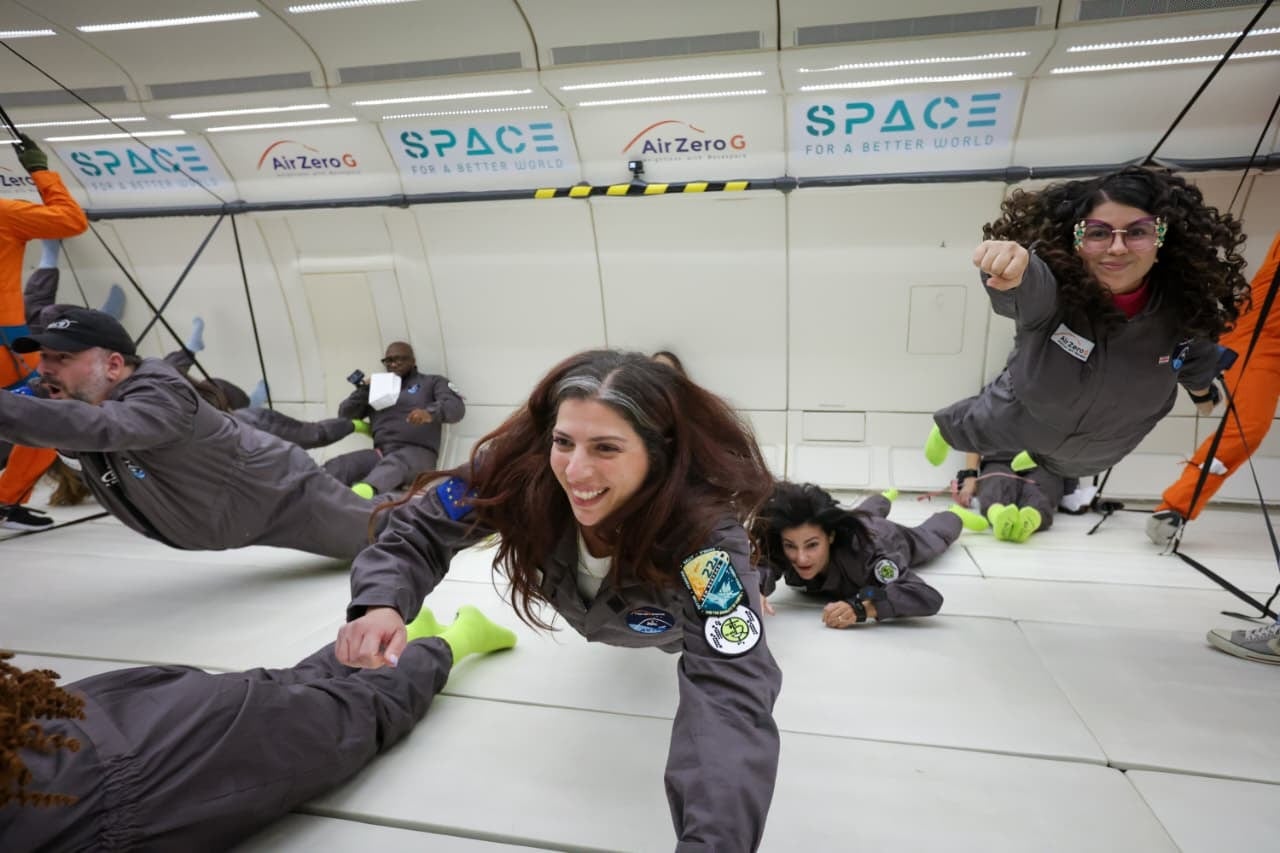 Fiorella Arias, ingeniera en Biotecnología graduada del TEC, llevó a gravedad cero, cultivos y el orgullo tico a un vuelo de práctica espacial con microgravedad en Francia
