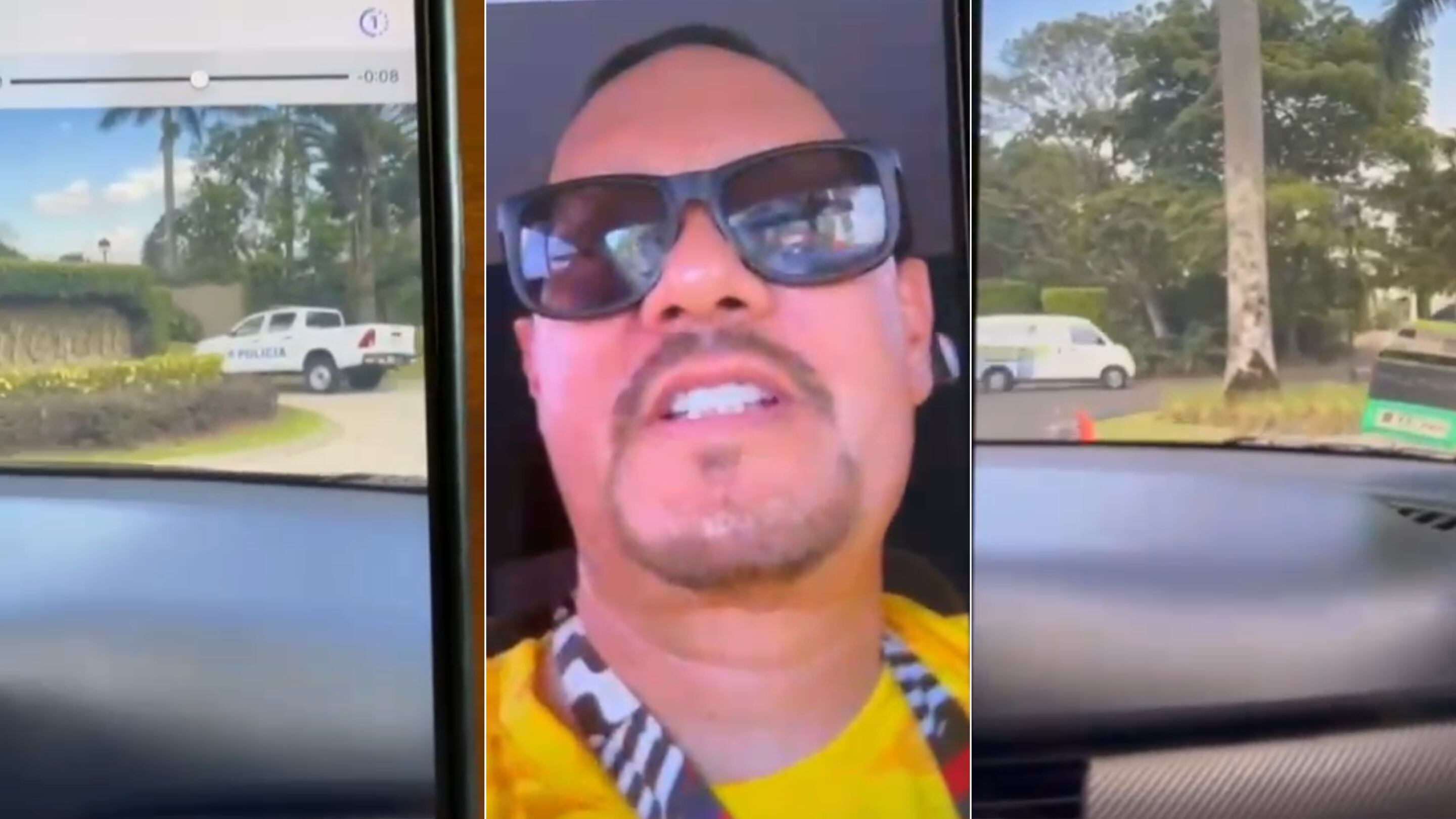 El exmagistrado Celso Gamboa se grabó un video entrando al condominio Monterán, en Granadilla de Curridabat, en el que le dice a otra persona: ‘Vas a conocer al presidente’.