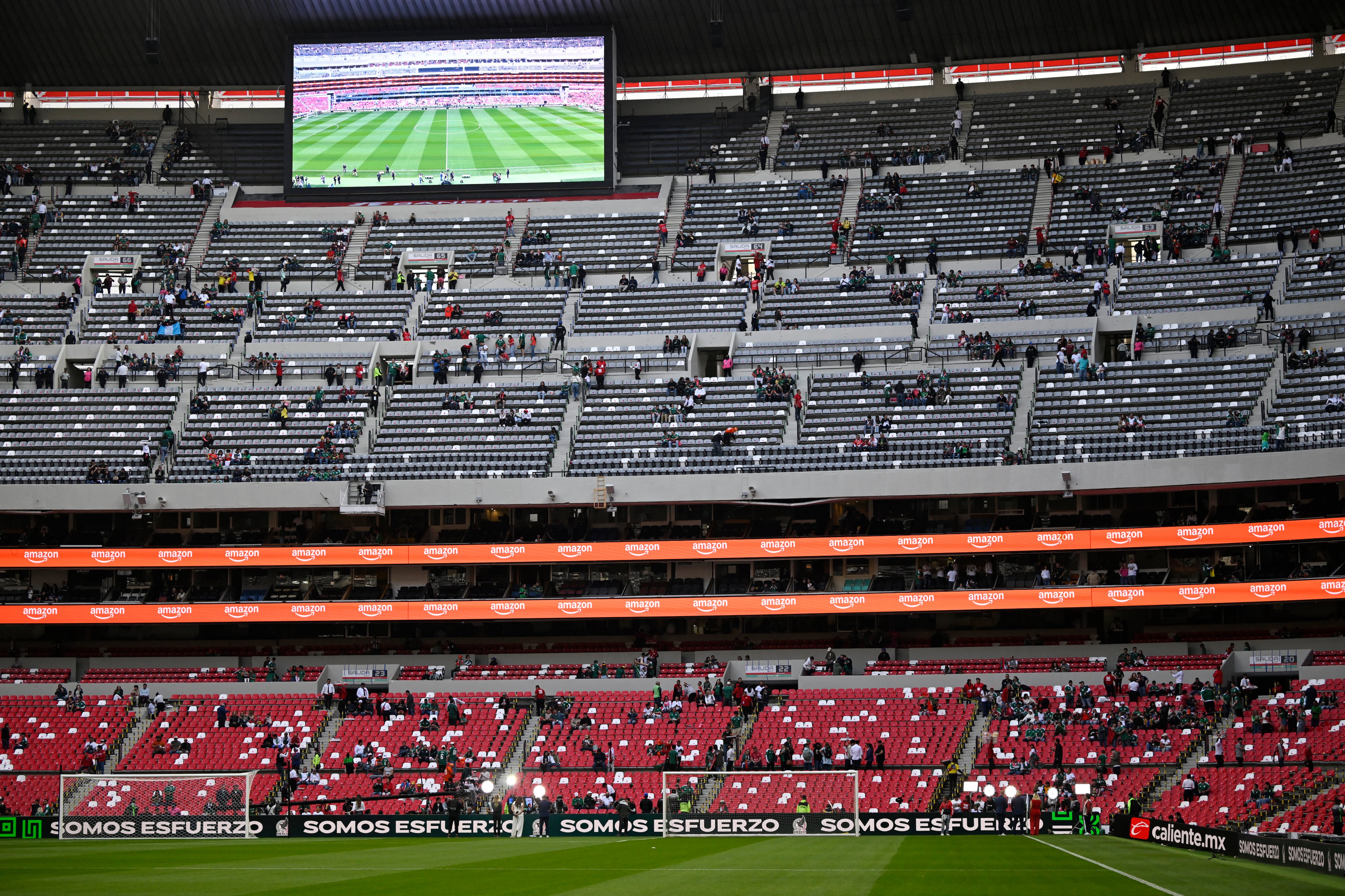 Estadio Azteca, listo para el Mundial 2026. Foto: AFP.