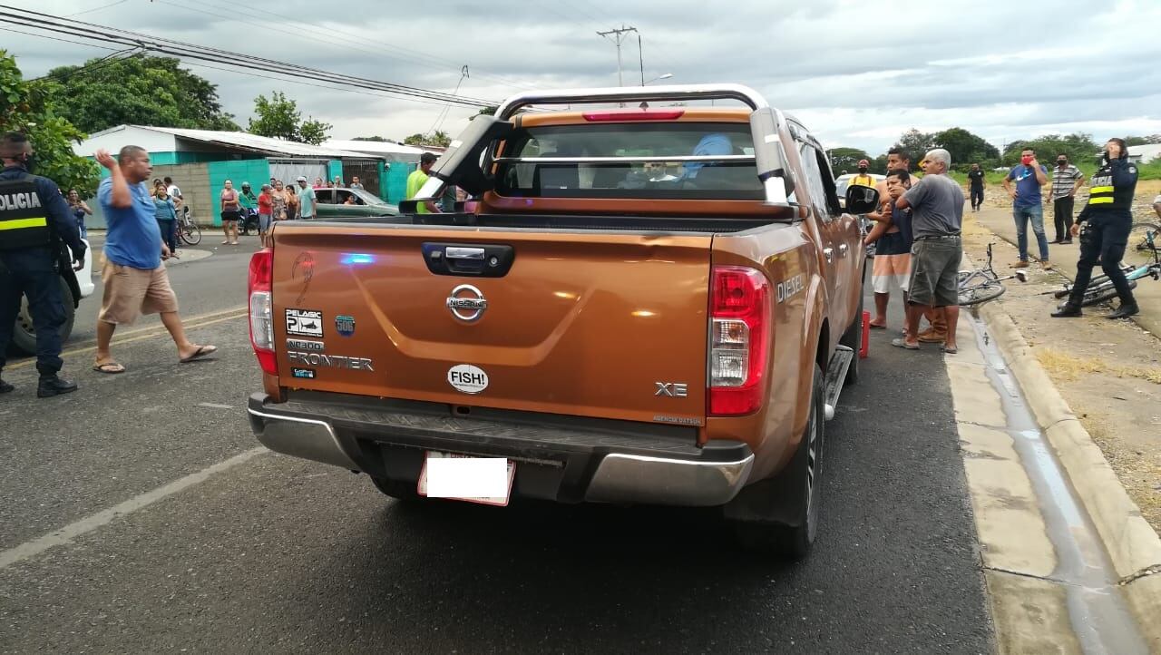 Oficial de la DIS de apellido Dinarte es atacado a balazos en Liberia. Foto cortesía.