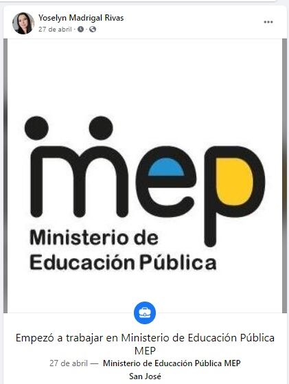 Yoselyn Madrigal Rivas, joven que murió en Corredores al caer a un río. Foto tomada de Facebook.