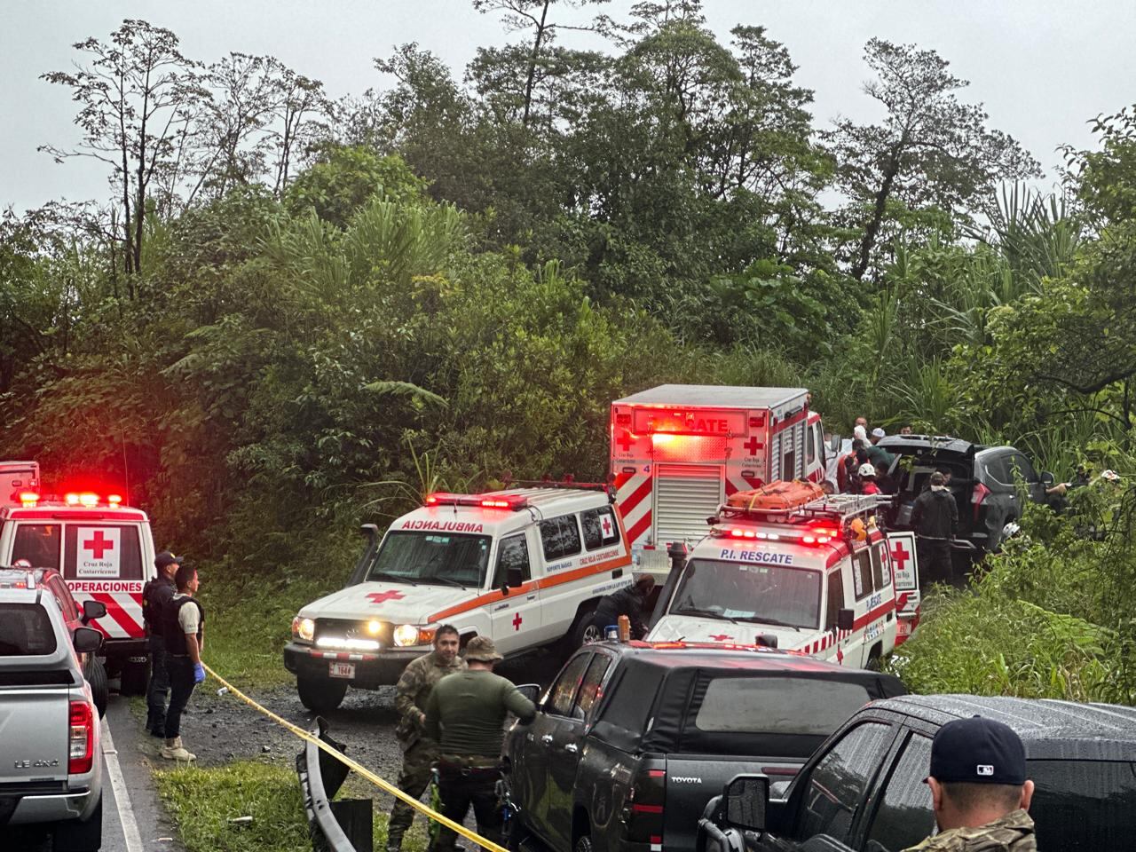 Lugar donde OIJ encontró el cuerpo de Kimberly Araya. Foto Rafael Pacheco.
