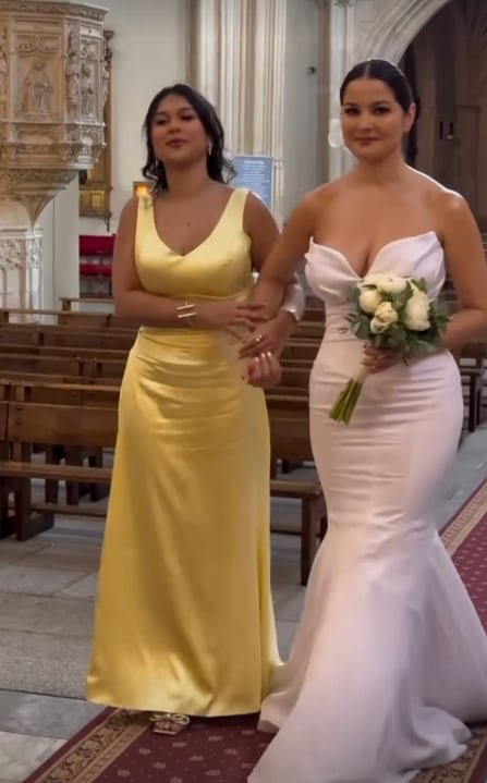 Shirley Álvarez y Daniel Vargas se casaron este viernes en Madrid, España.