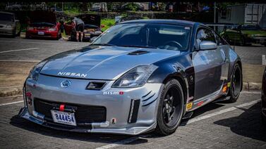 El poderoso Nissan Z 350 que impresiona en las exhibiciones de autos