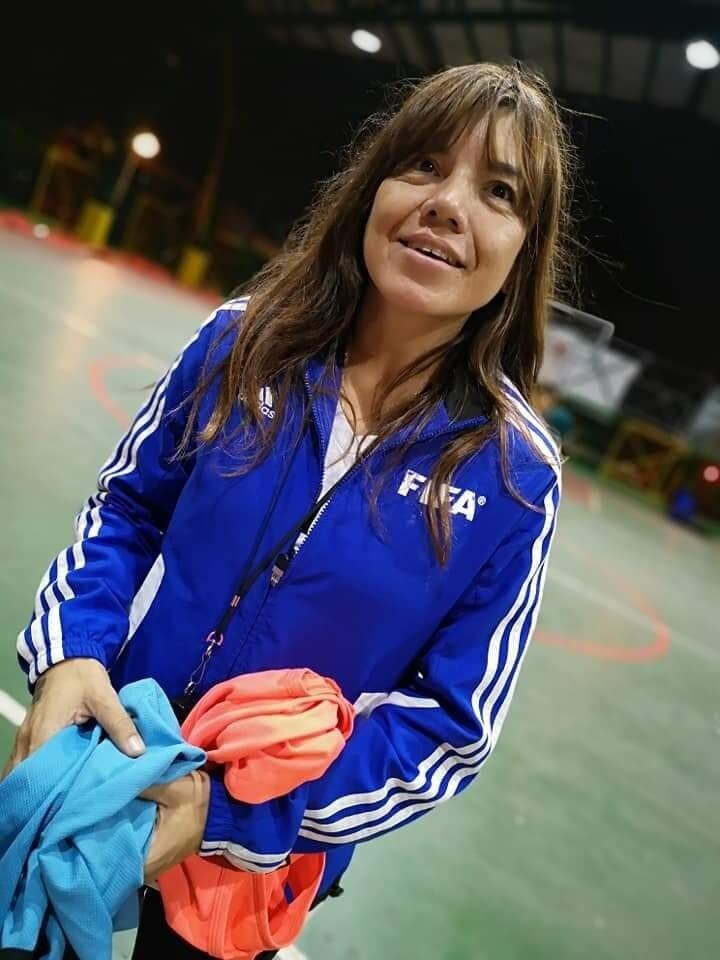 Jackeline Corrales, entrenadora de fut sala con covid-19. Cortesía.