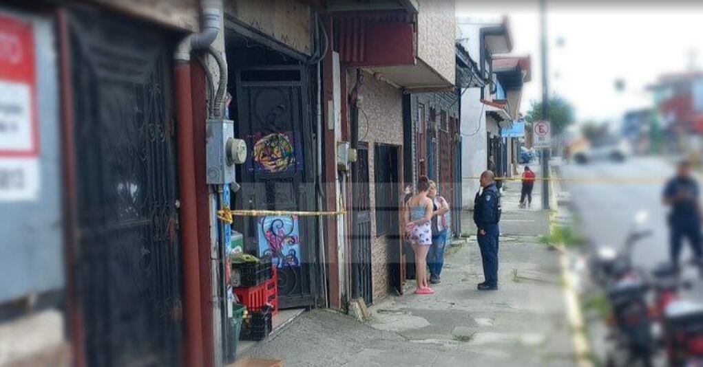El hehco ocurrió en barrio Los Ángeles, en el centro de San José. Foto Agencia de Información Nacional.
