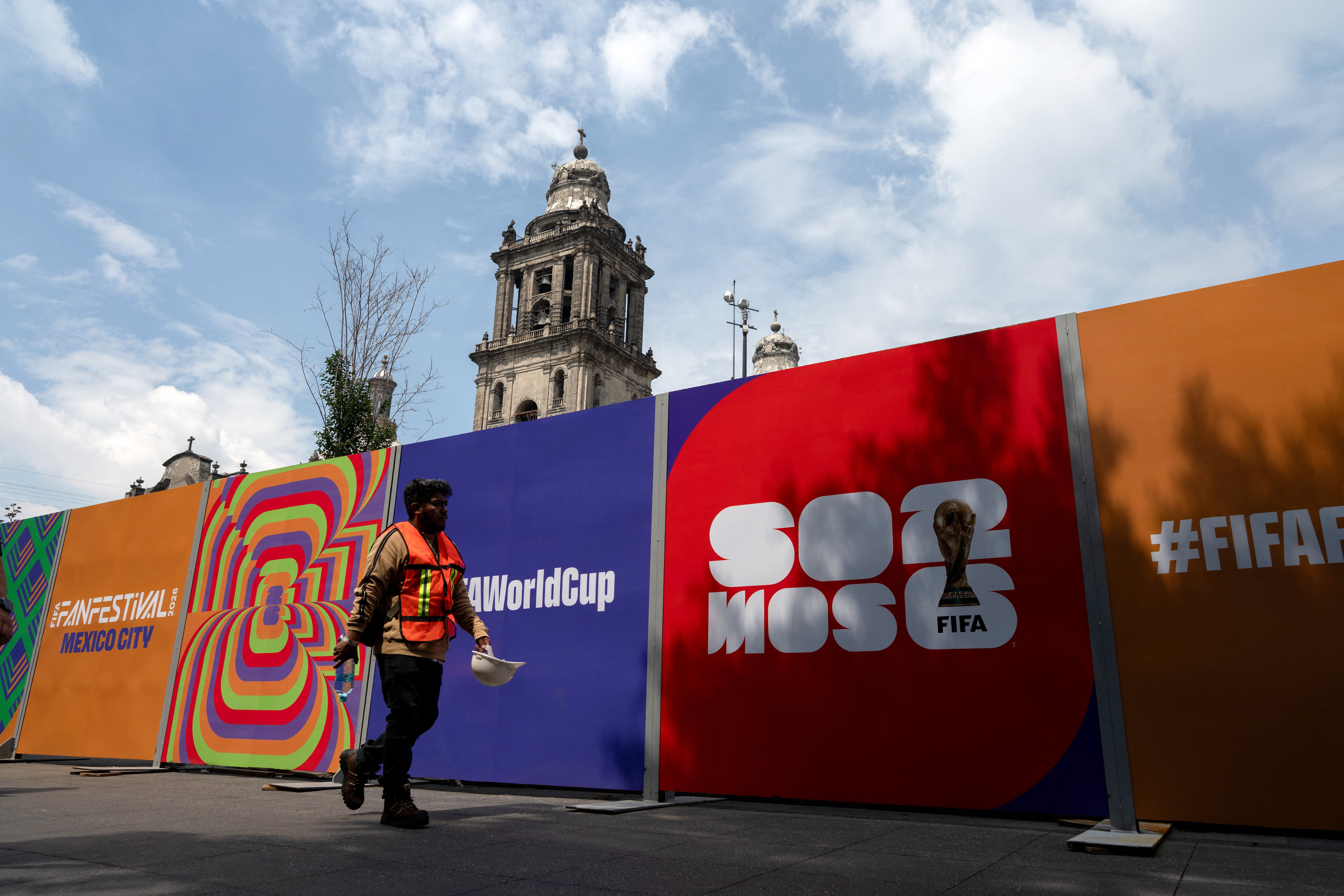 México será sede de su tercer mundial, en medio de protestas. Foto: AFP.
