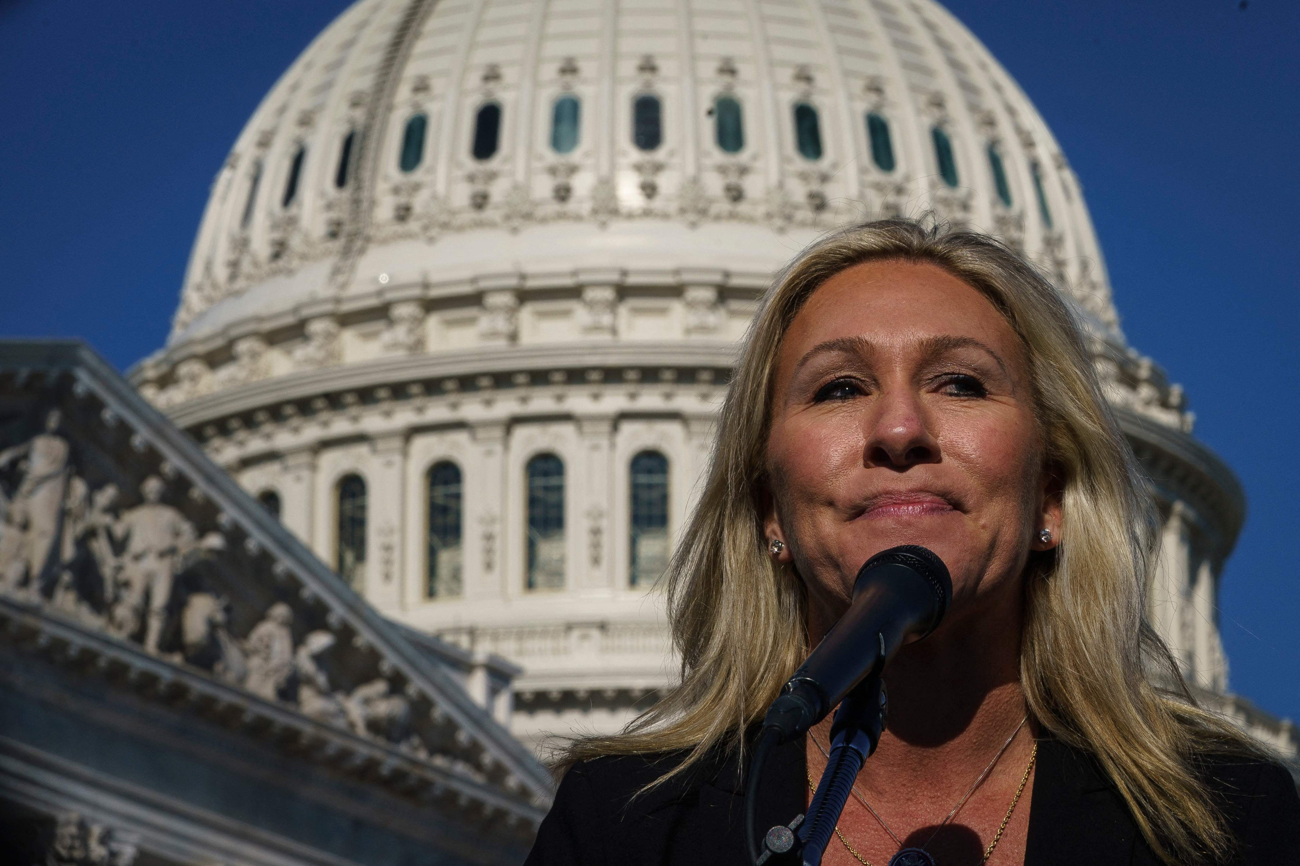Exaliada de Trump, Marjorie Taylor Greene, renunciará al Congreso por diferencias sobre caso Epstein.