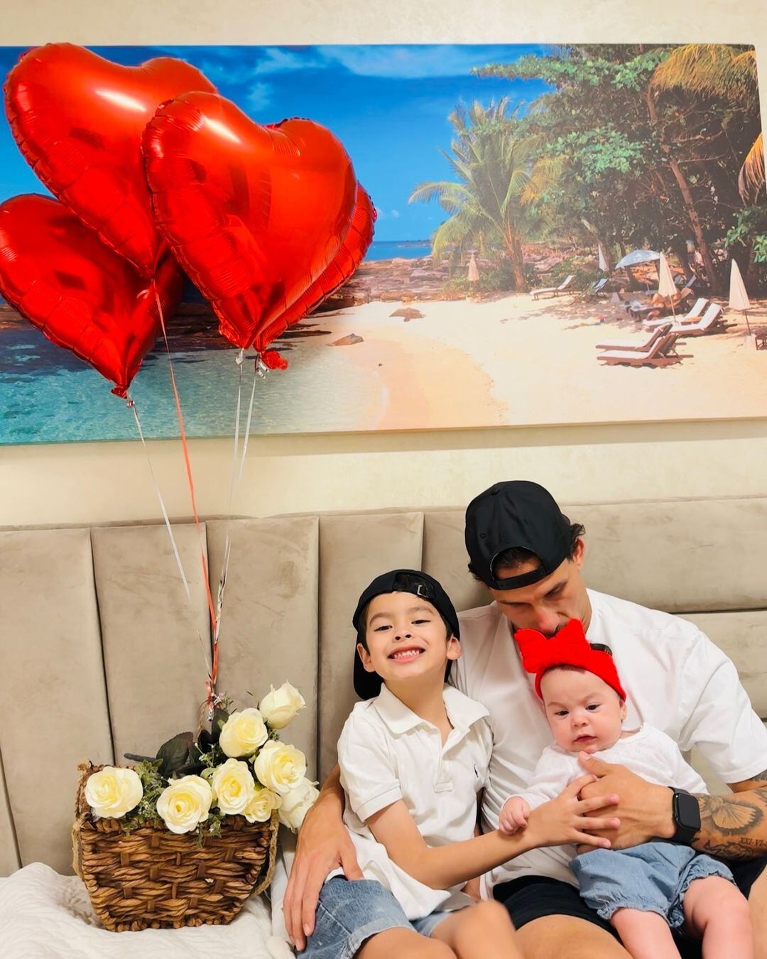 Brianna Lucía, la hija del exdelantero del Saprissa Luis Paradela llegó a los 4 meses de nacida.