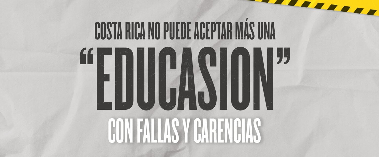 La Educación escrita con “S” es un error inaceptable. Ese es parte del mensaje en la portada del noveno informe del Estado de la Educación 2023.