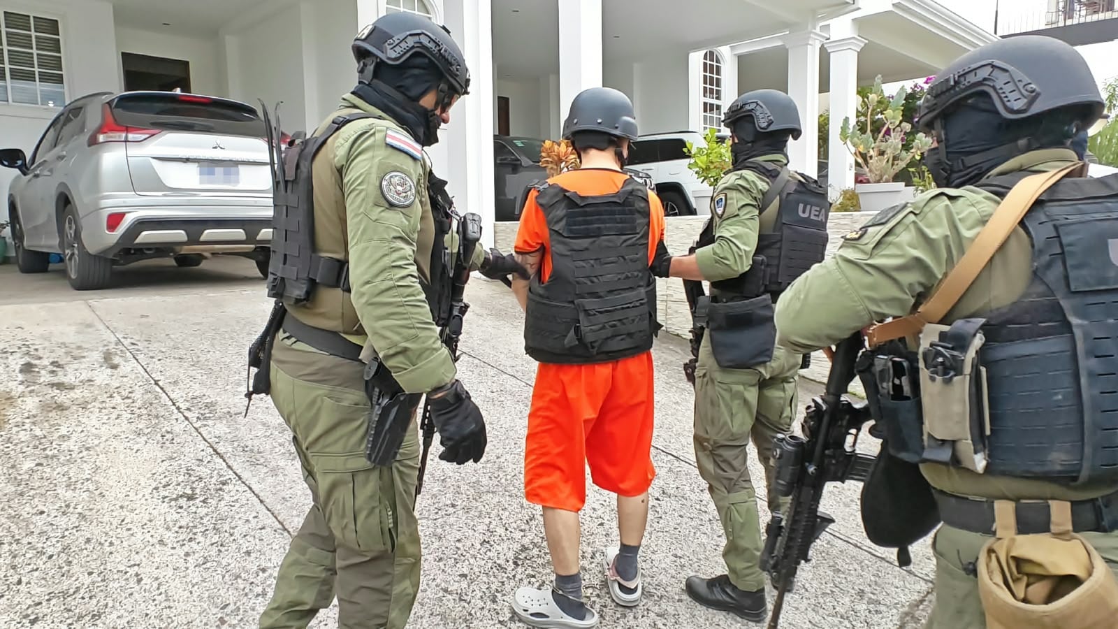 Guobin Tam Zhang, conocido también como Juan Carlos Tam Cheong y alias Chino, estuvo en su casa por unos minutos en Granadilla de Curridabat. Foto: MSP