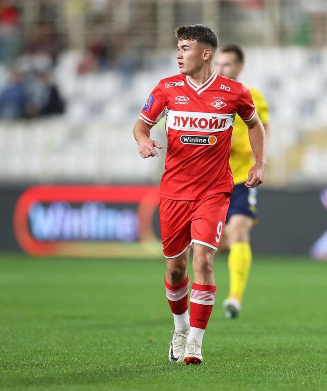 Así lució Manfred Ugalde en su primer partido con el Spartak de Moscú.