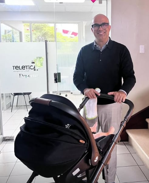 Jorge Martínez, periodista de Teletica Deportes.