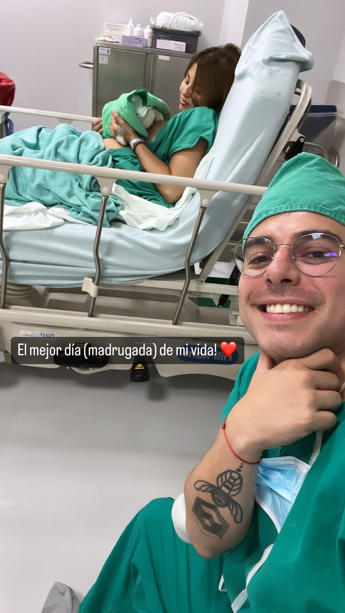 Pedro Capmany está feliz con el nacimiento de su hijo este 2 de noviembre de 2023. Instagram