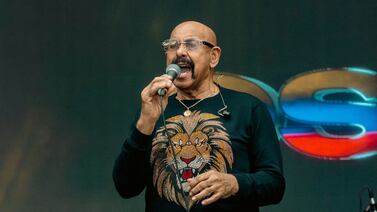 (Video) ¡Rugió el León en Palmares! Óscar D’León dio cátedra de salsa a sus 82 años