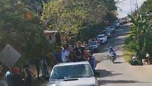 Funeral de Junieysis Adely Merlo Espinoza. Captura de video de Jorling Merlo