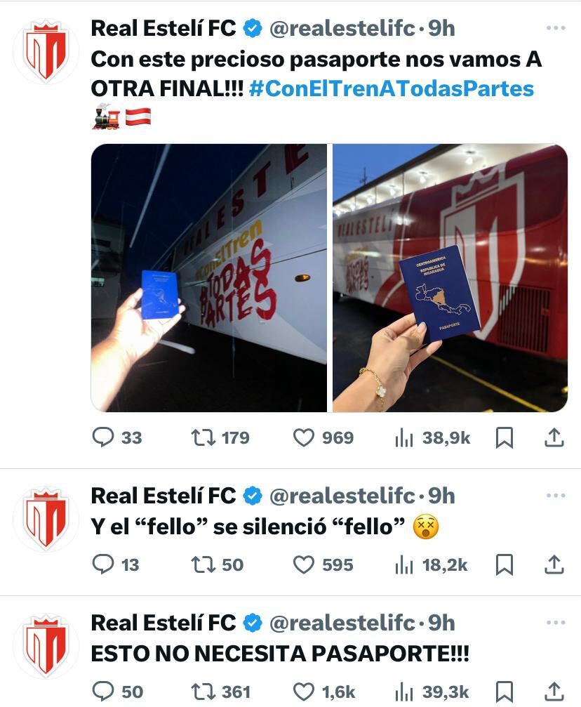 El Real Estelí se dio gusto en redes sociales tras eliminar al Herediano.