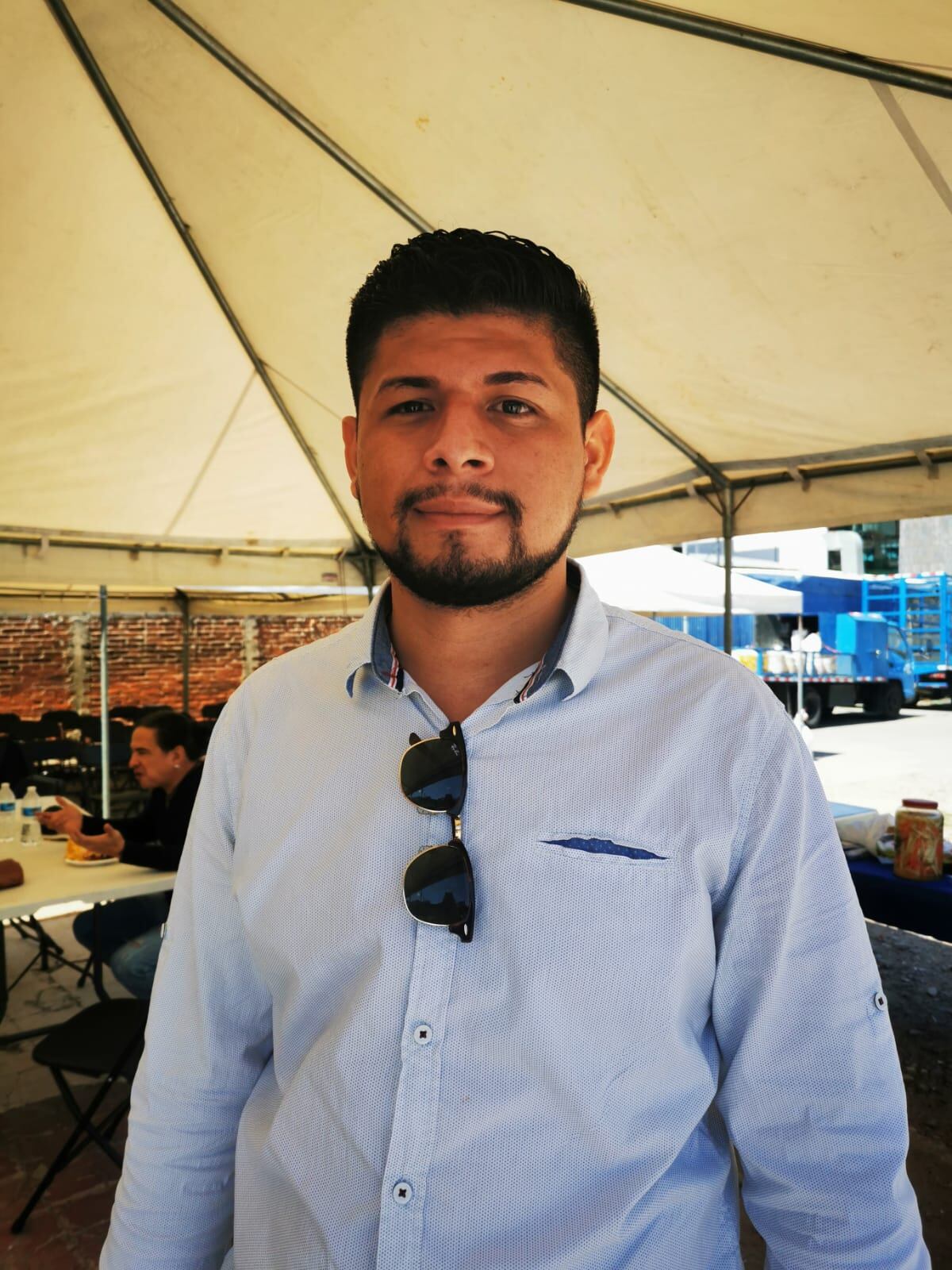 La Fundación Arias para la Paz y el Progreso Humano realizó la actividad “Cultura de paz”, la cual contó con varias expresiones artísticas de pintura, canto y baile nicaragüense como protesta contra la dictadura de Daniel Ortega. En la foto, Wálter Orozco, líder de la comunicad LGTBIQ