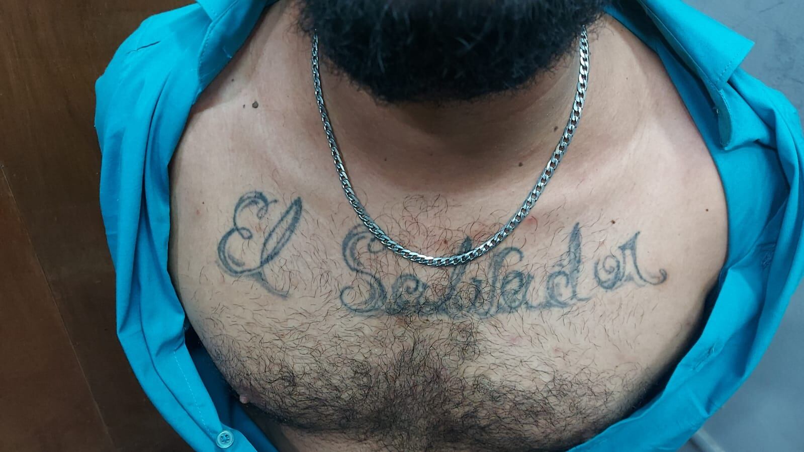 Detienen a supuesto marero en San José. Foto MSP.