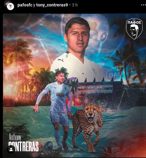 Anthony Contreras, Pafos FC, Chipre