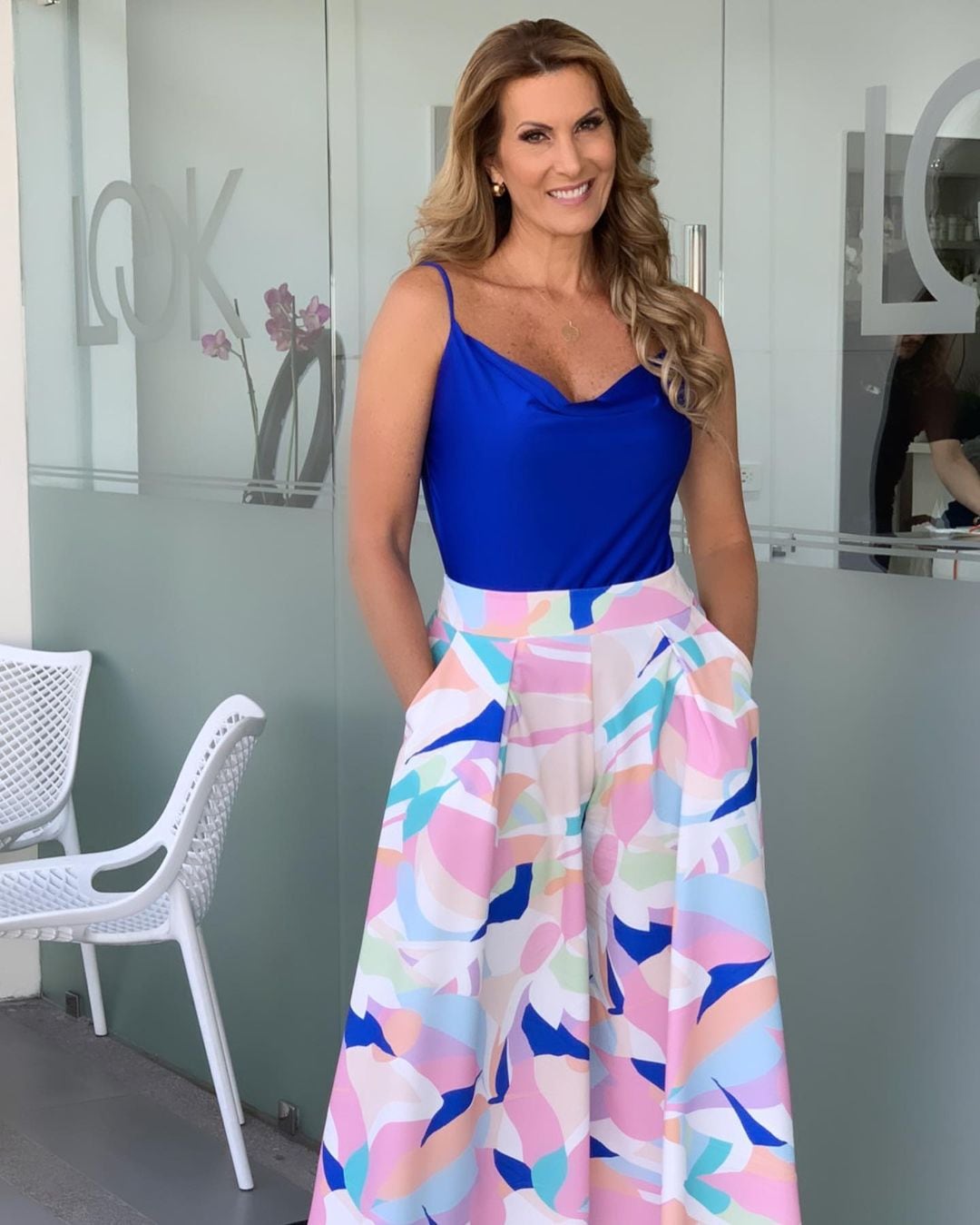 Patricia Figueroa, presentadora.