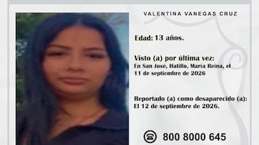 Angustia por jovencita de 13 años reportada como desaparecida