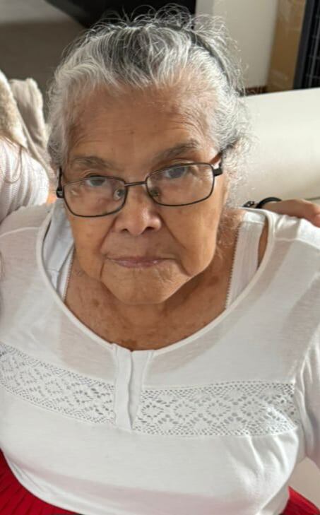 Amada Garay, de 87 años, sobrevivió a una tragedia en el río Zapote en Upala, el 13 de julio de 1956. Foto: Cortesía Leticia Garay para La Teja