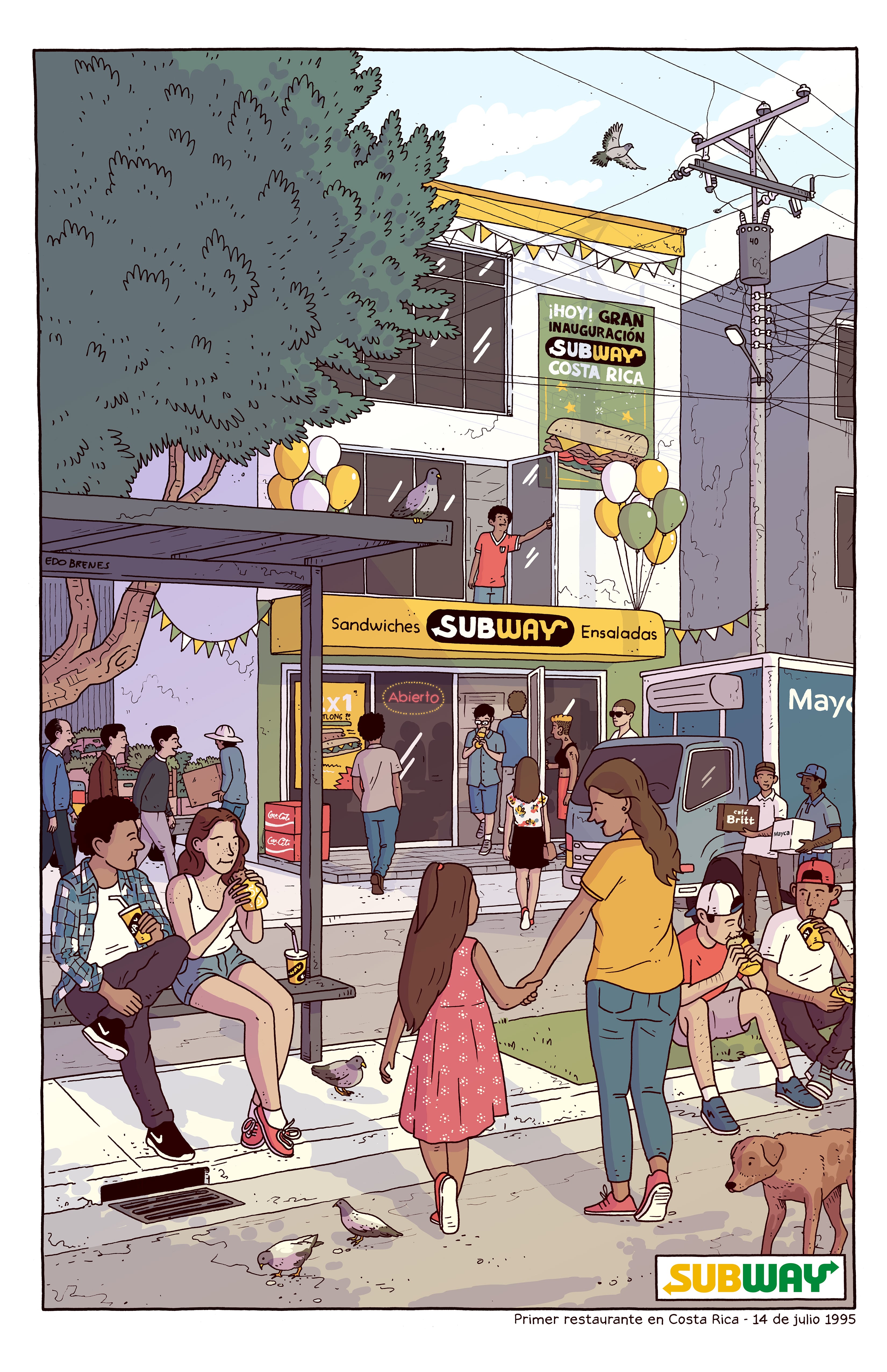 A Subway le encanta que las familias vuelvan a entretenerse unidas y se diviertan mientras buscan a Los Zumbis.