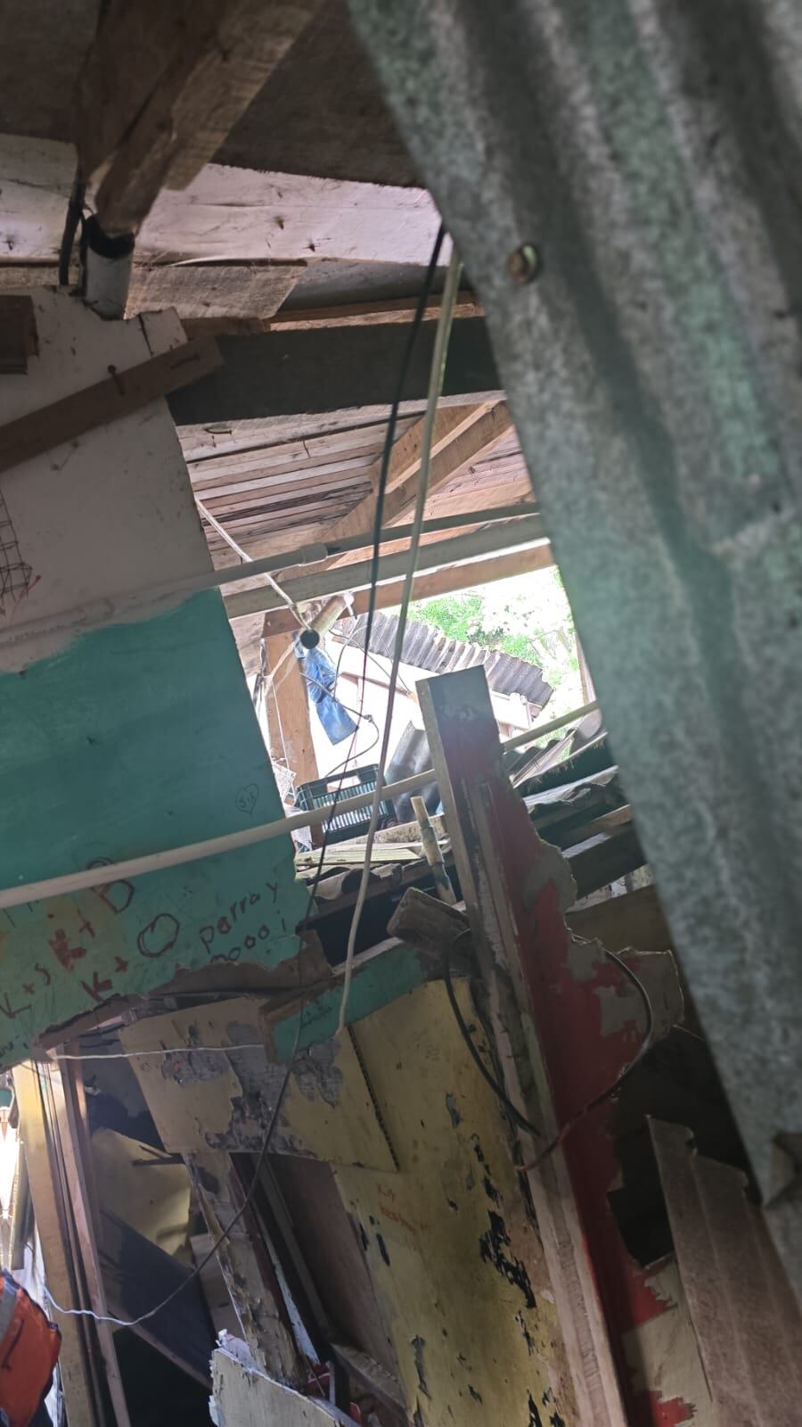 casas cayeron en río en guarari de heredia