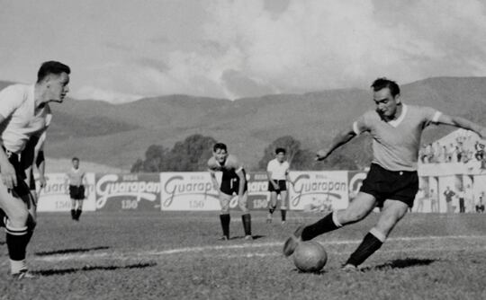 Bolivia recibió una goleada de la potente Uruguay en el Mundial del 50. Twitter.
