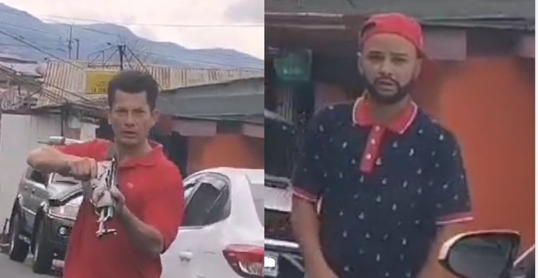 El OIJ busca a los sospechosos de encañonar a los agentes encubierto. Foto OIJ.