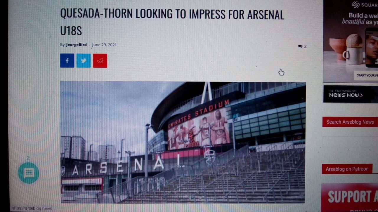 https://arseblog.news/2021/06/quesada-thorn-looking-to-impress-for-arsenal-u18s/