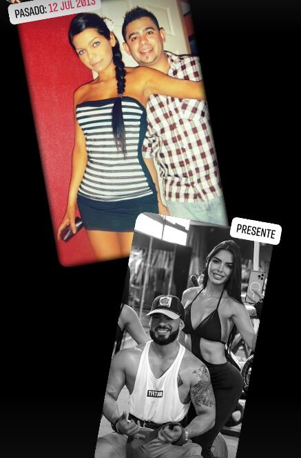 Modelo Karina Porras y su hermano Rodrigo Porras