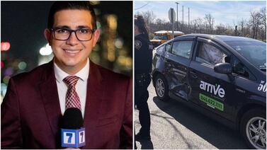 Elías Alvarado aún sufre molestias debido al accidente que tuvo en su taxi