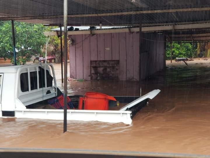 Huracán Iota causa dos muertes y deja a 48 mil personas evacuadas en Nicaragua. Foto Sinapred.