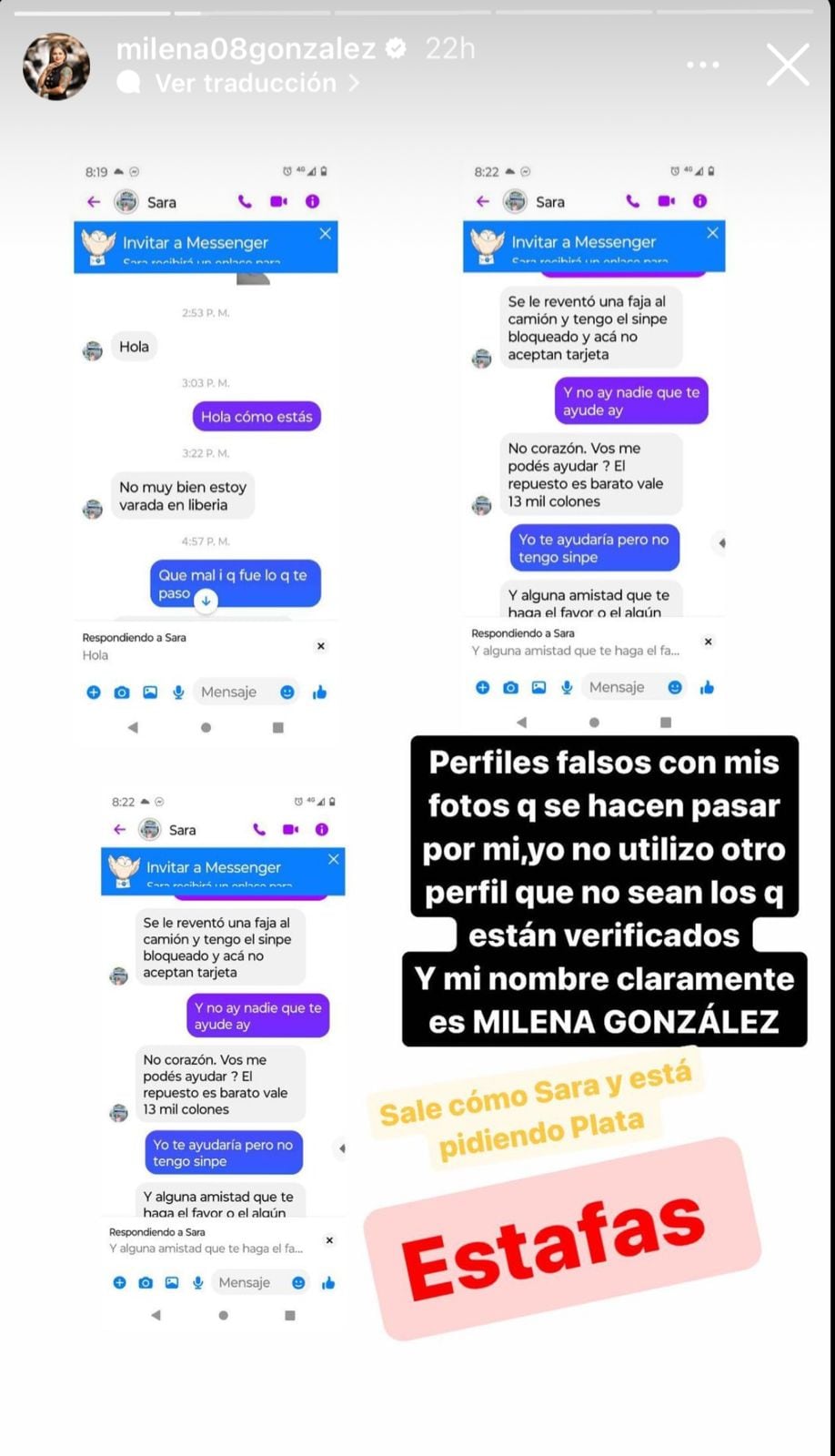 Milena González la trailera
