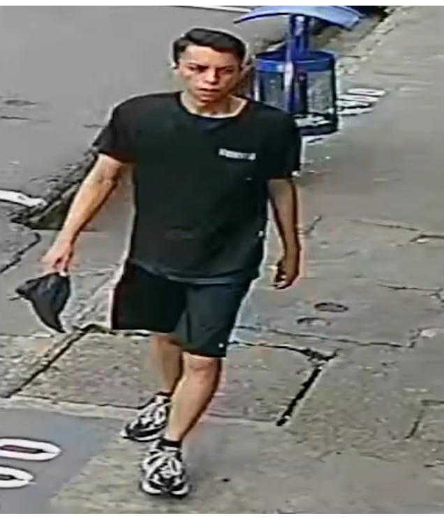 Este el el hombre al que busca el OIJ por tirar una piedra contra la Basílica y provocar daños