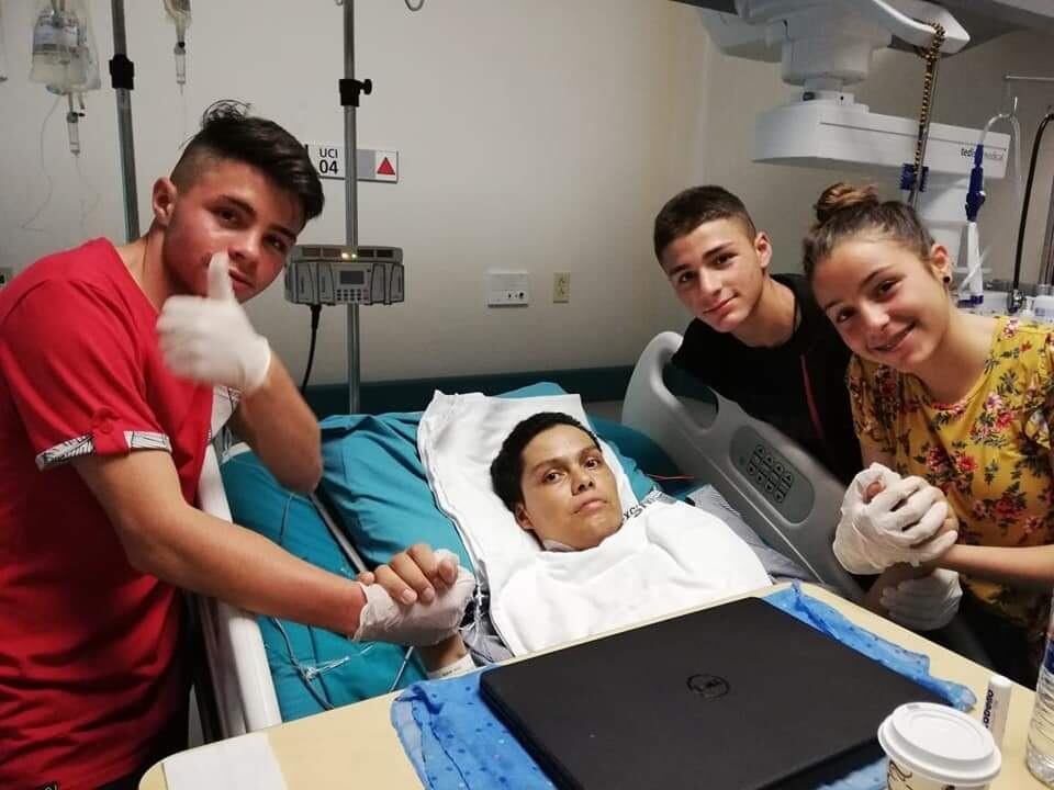 José Rojas Aguirre, joven que perdió las piernas en accidente con camión de basura. Foto cortesía José Rojas.