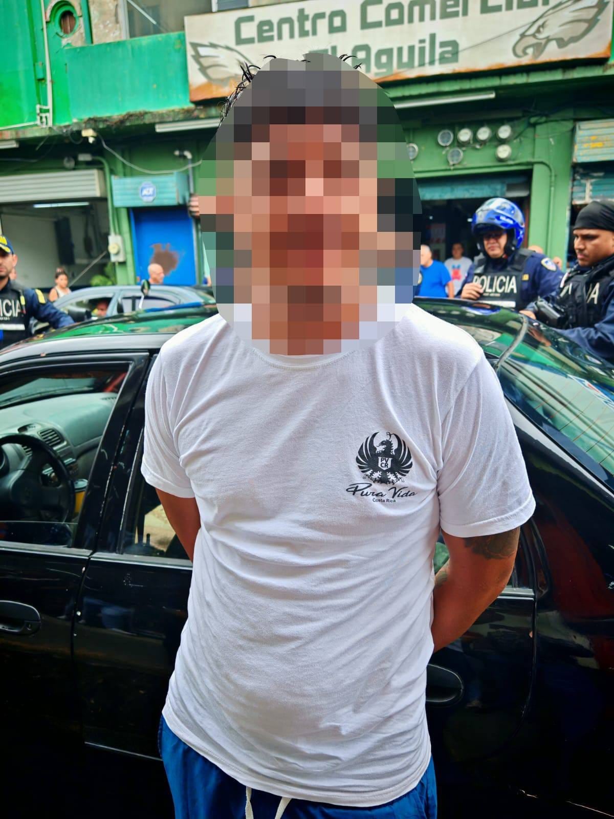 Detenido en San José con orden de captura por tentativa de homicidio