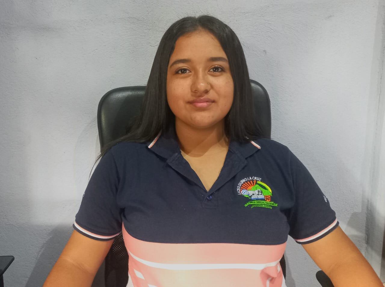 Hillary Morales, una futura doctora, será la primera estudiante tica en recibir la antorcha, ella es del Liceo Diurno de La Cruz en Guanacaste