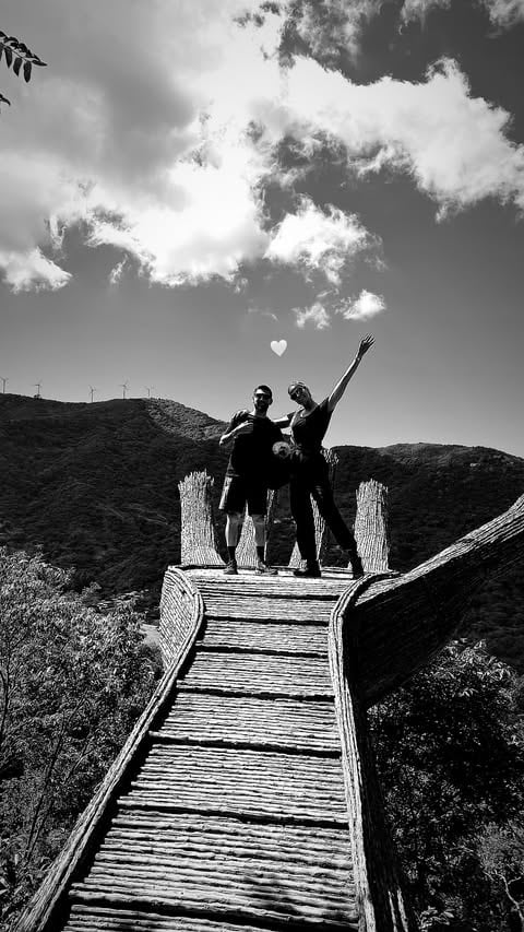 Leonora Jiménez y Mariano Herrera se aventuraron en Hacienda La Chimba.